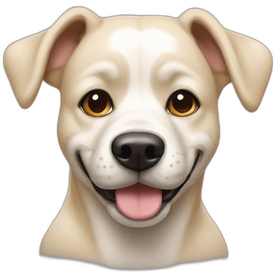Chien qui aboie emoji