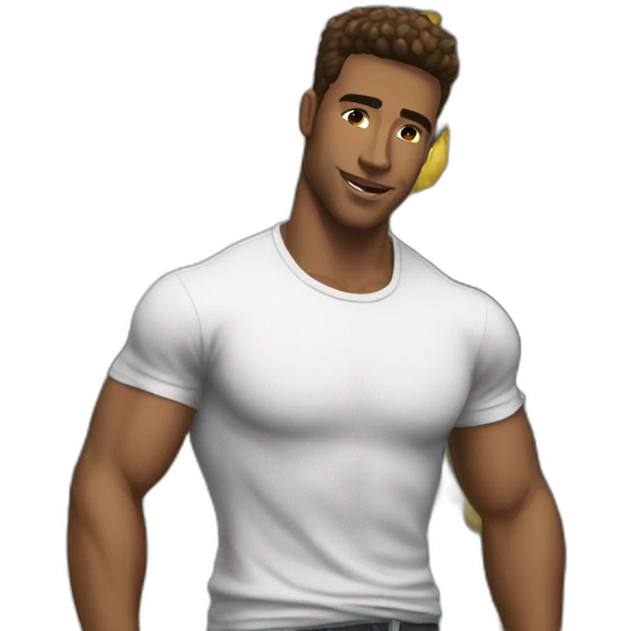 young buff motorsports guy chest out emoji