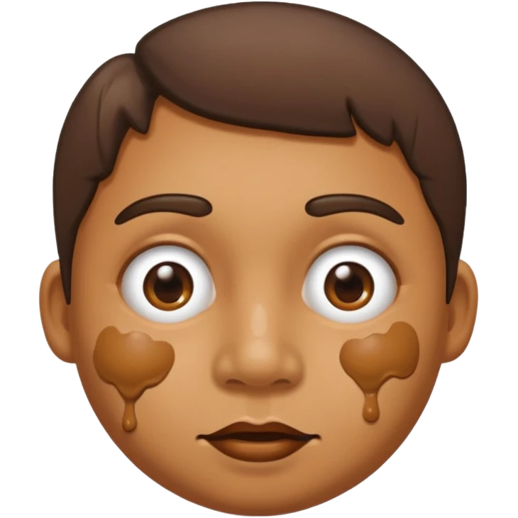 poo with thick butt cheeks emoji