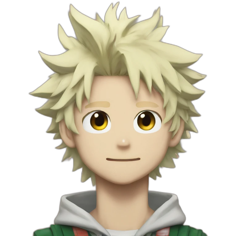 Bakugo my hero academia neutral emoji