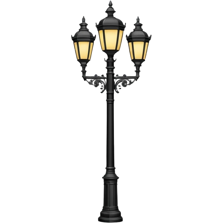 Classic street lamp post emoji