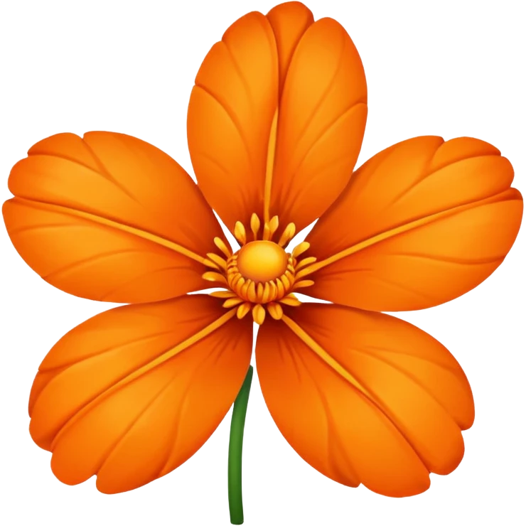 Orange flower emoji