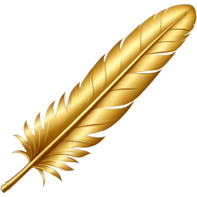 золотое перо emoji
