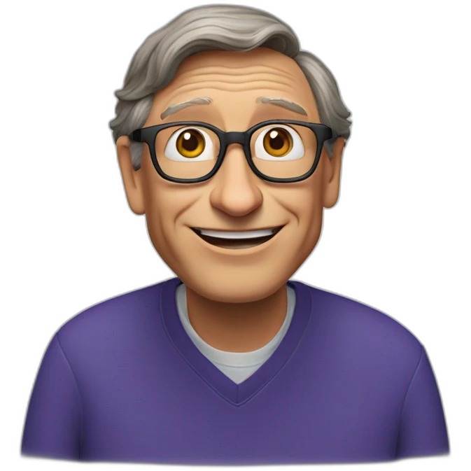 bill gates disney pixar animation movie emoji
