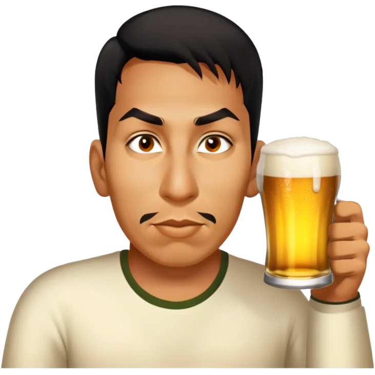 Cerveza Drinker emoji | AI Emoji Generator