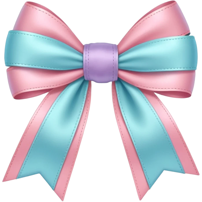 whith cute ribben like ios emoji