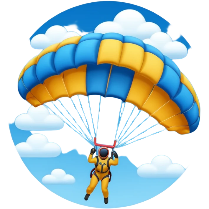 sky diving equipment emoji