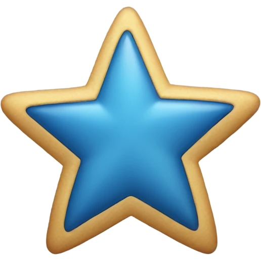 Blue star emoji