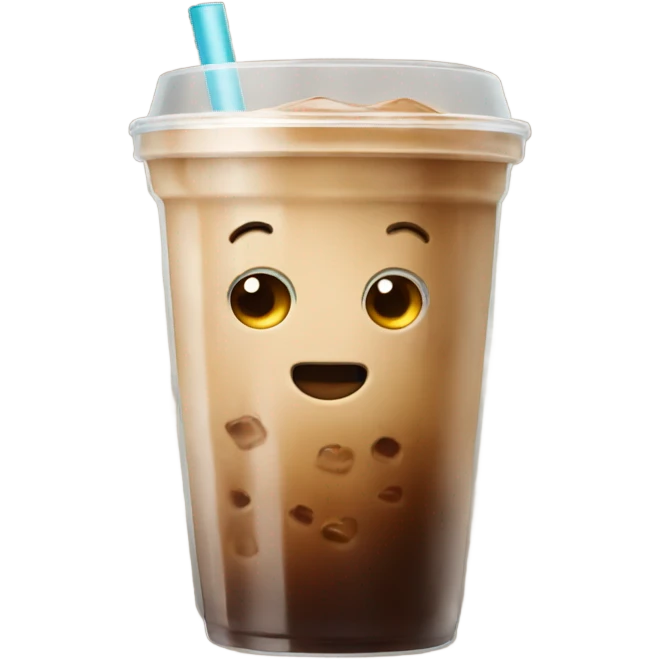 Ice coffee emoji