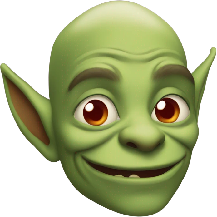 A goblin in love emoji