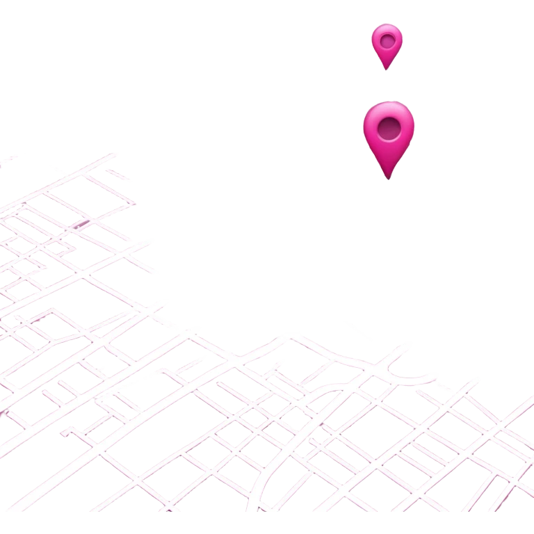 mix pink of a big gps map of the lines emoji