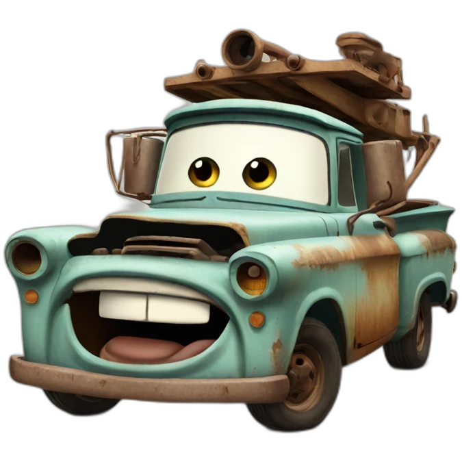mater from cars movie emoji