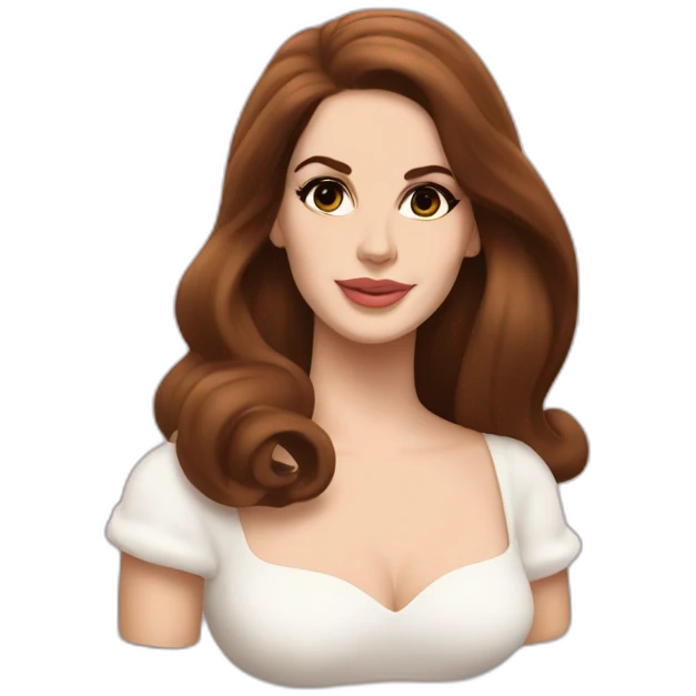lana del rey sending love emoji
