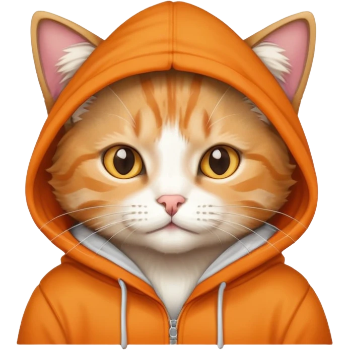 cat with hoodie emoji