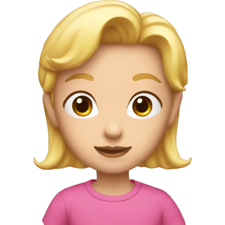 Pink Double P emoji
