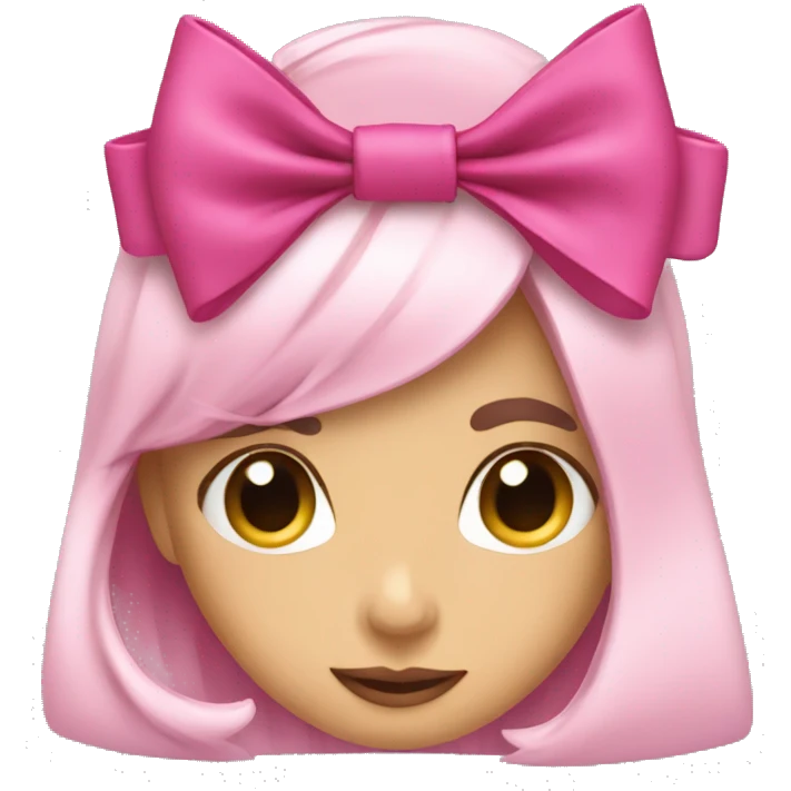a coquette bow emoji