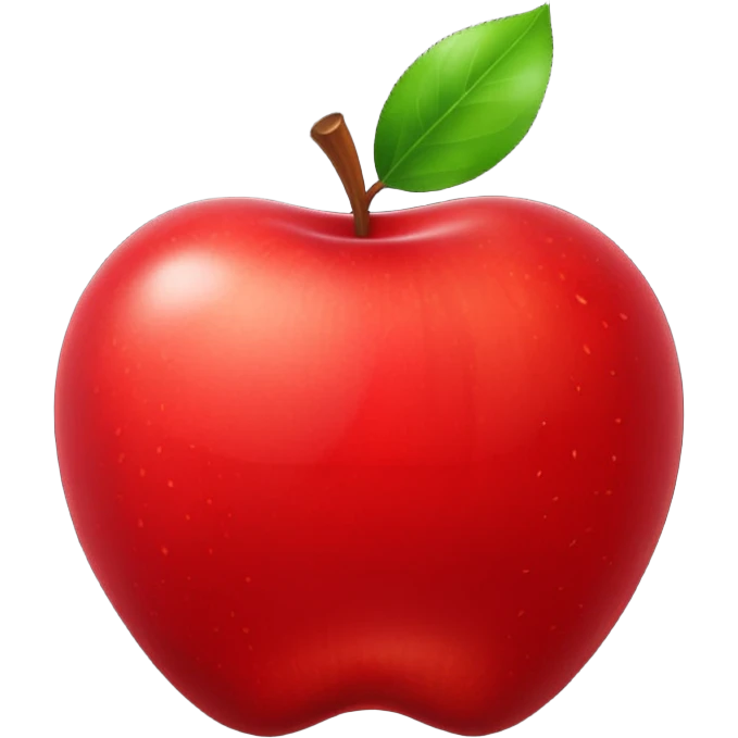 red apple emoji