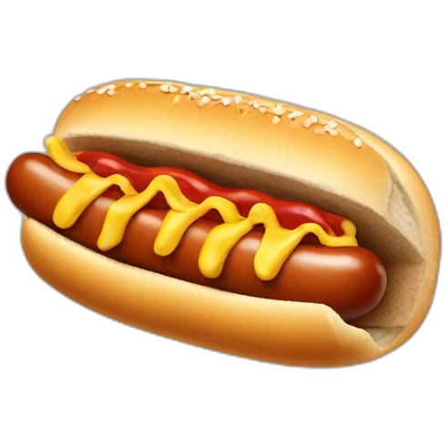 Hotdog freak emoji