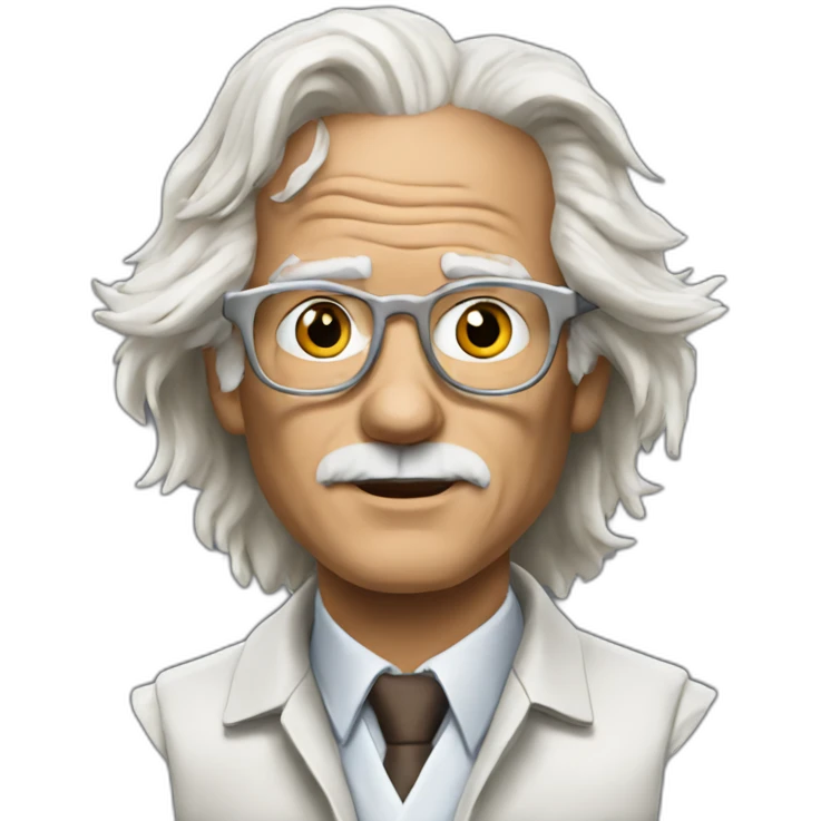 doc brown from back to the future emoji
