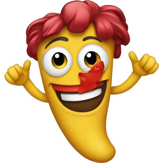 Happy face and salsa emoji