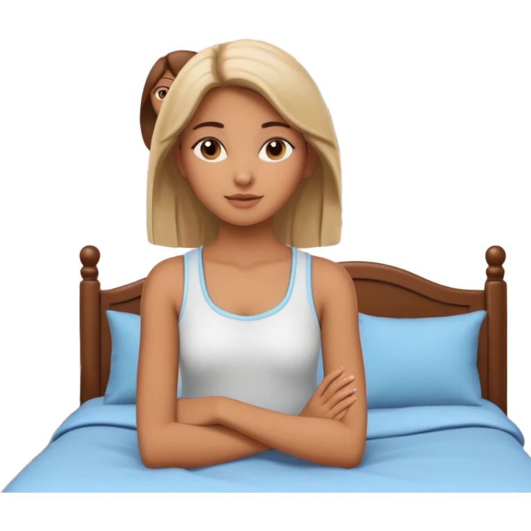 3D rendering realistic still life ultra detailed Tesnage girl bedroom, with Posters on walls emoji