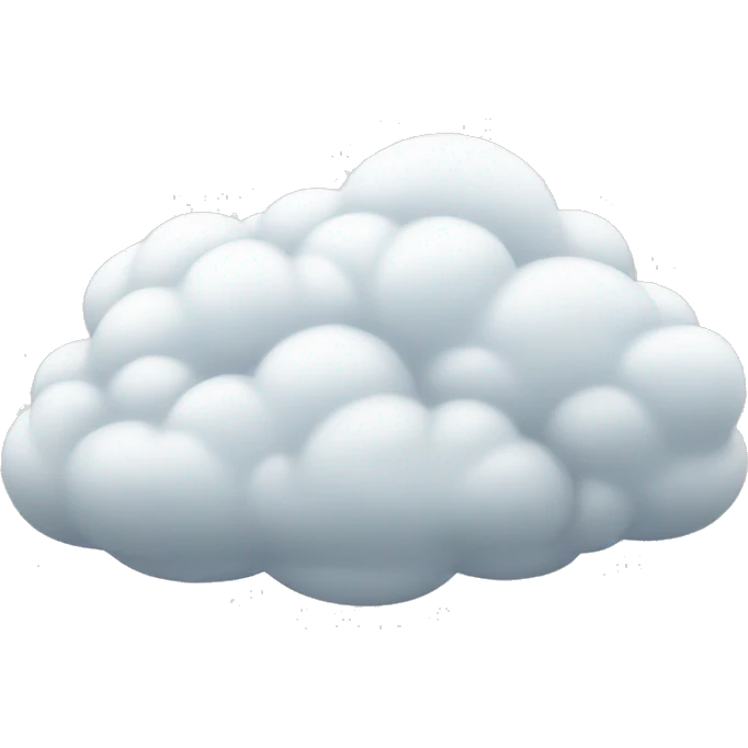 white cloud emoji