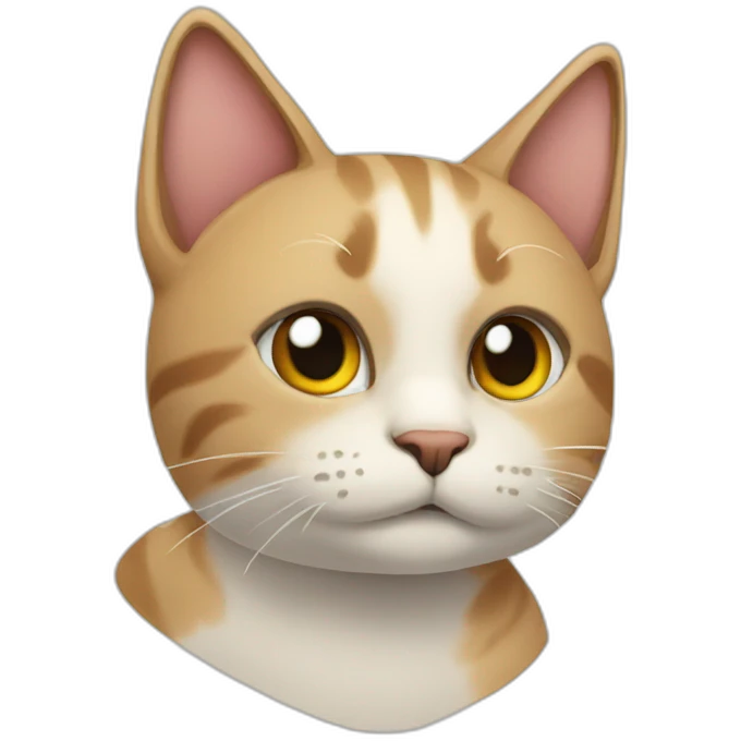 Cat sending file emoji