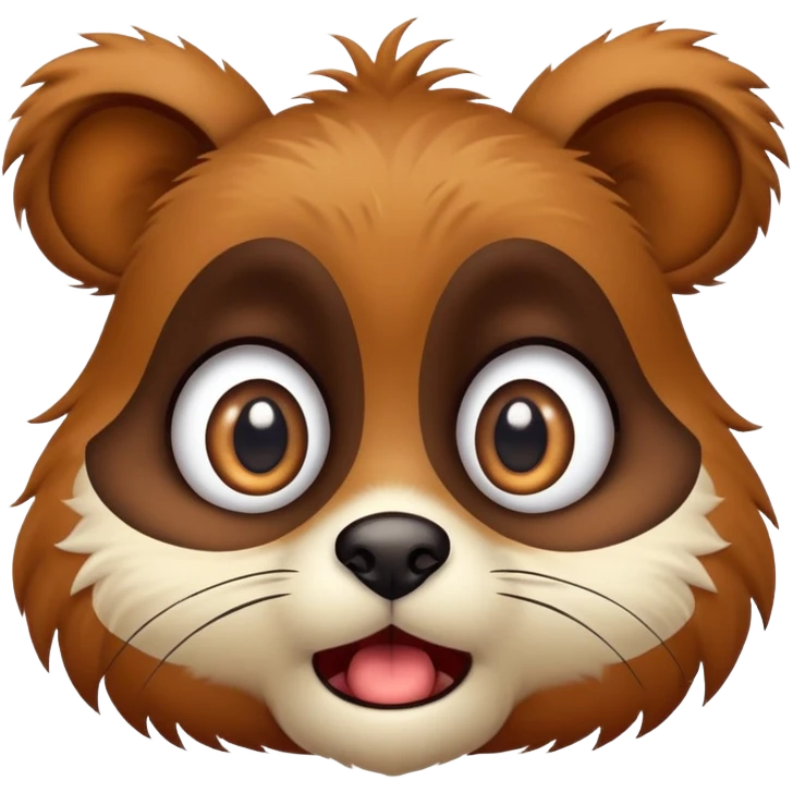 Confused and stupid furry animal emoji