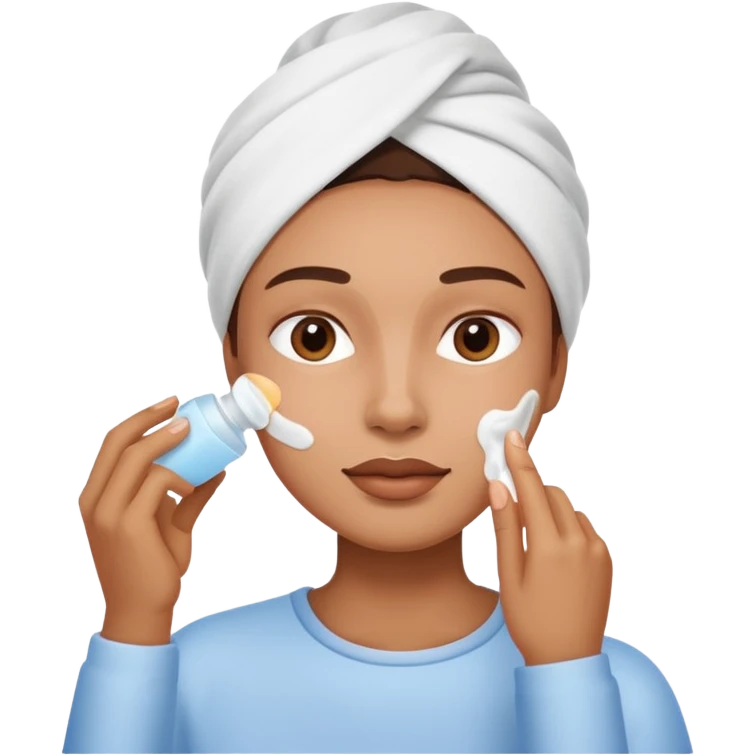 Crie emoji sobre skincare emoji
