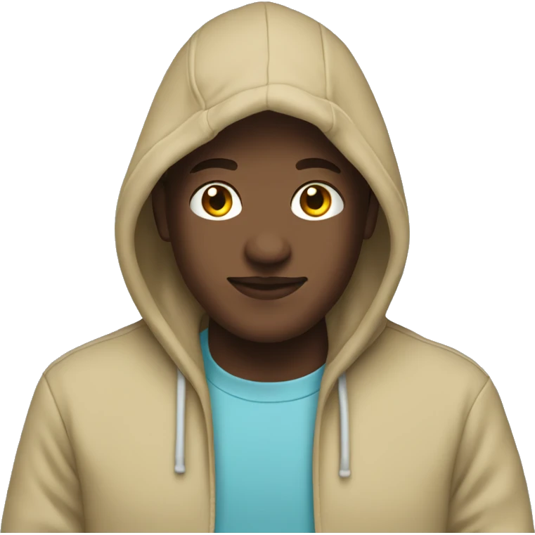 Light blue hoodie emoji