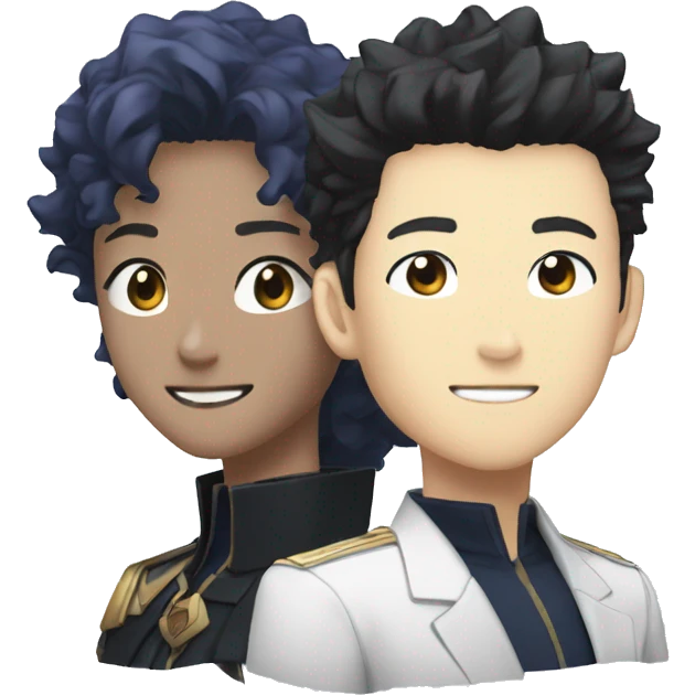 Ai and SONJIN WOO FORM SOLO LEVELING emoji