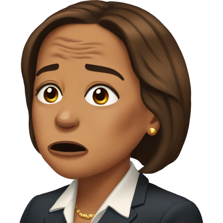 Kamala Harris crying emoji