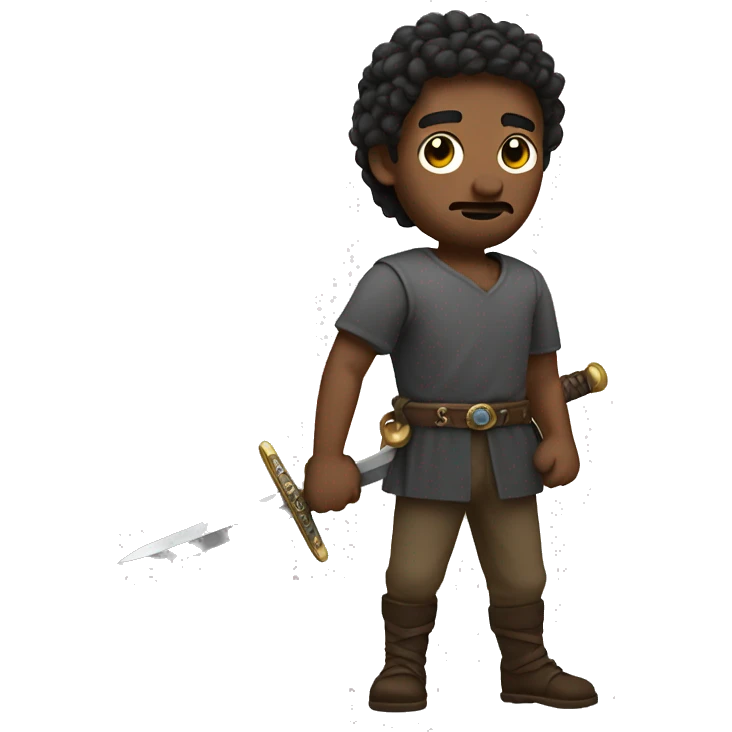 STEVE WITH A SWORD emoji