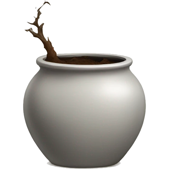 Pot with a crack in the side emoji