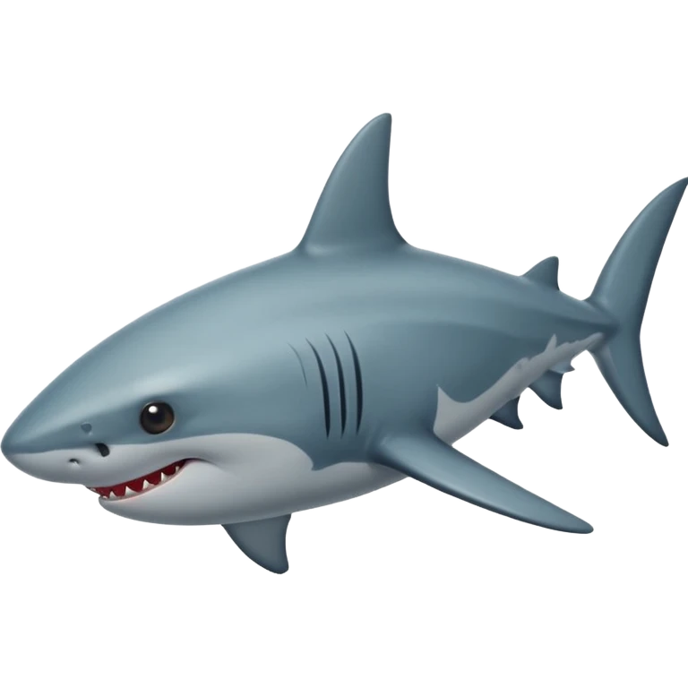 Requin avec une étoile dans 1 oeil emoji