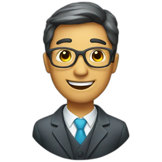Happy psychologist emoji