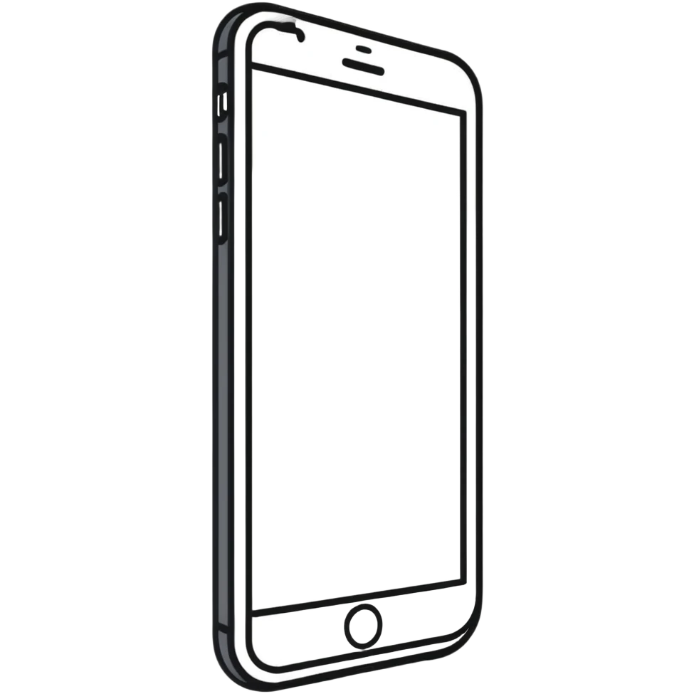 modern iPhone smartphone with app icons on screen emoji