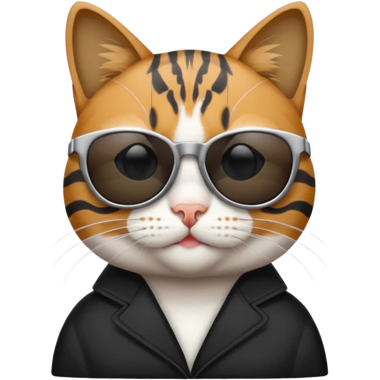 Cat wearing sunglasses emoji