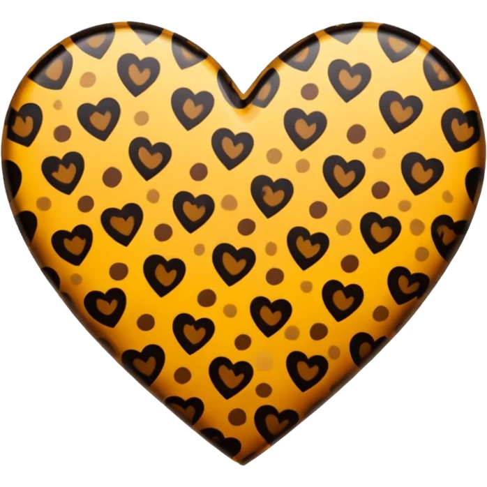 Cuore leopardato  emoji