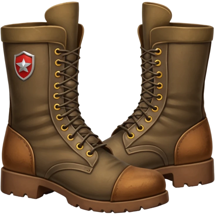 солдатские ботинки  emoji