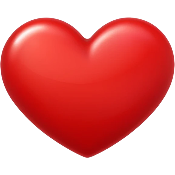 the inscription "like" with a red heart  emoji