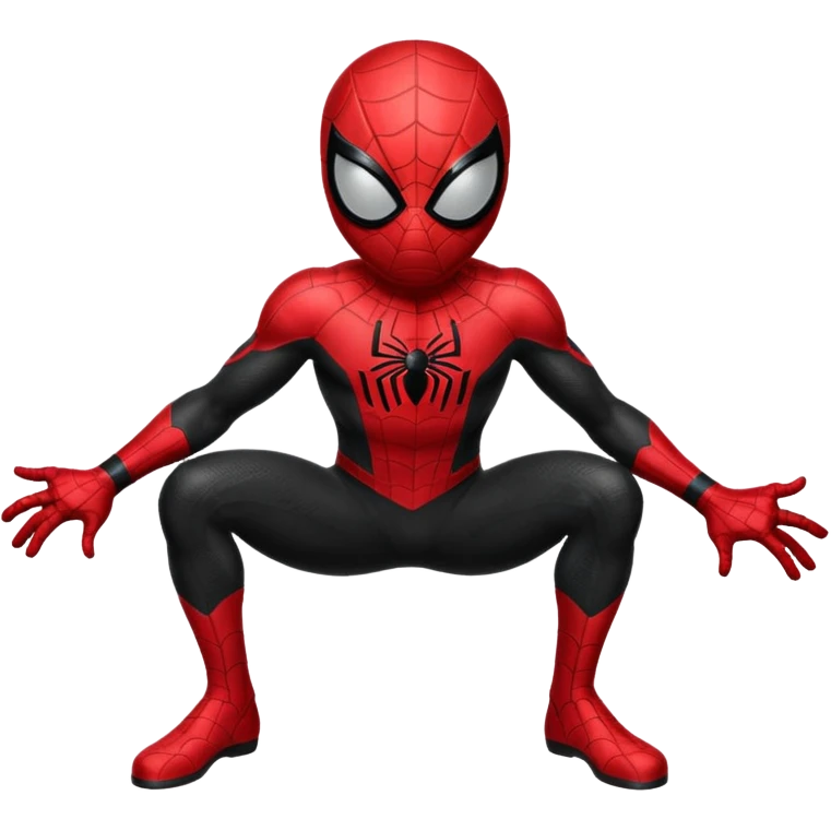 Black Spider man emoji
