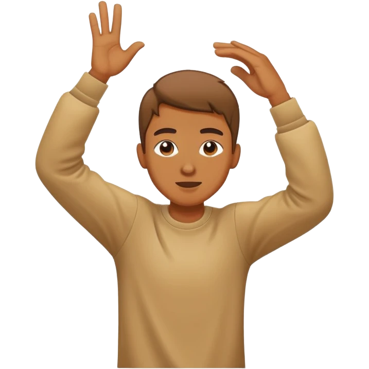 person dabbing emoji