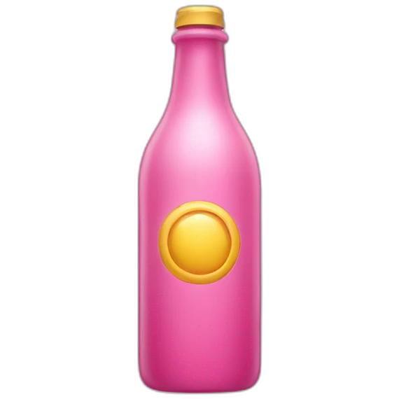 Pink Bottle emoji