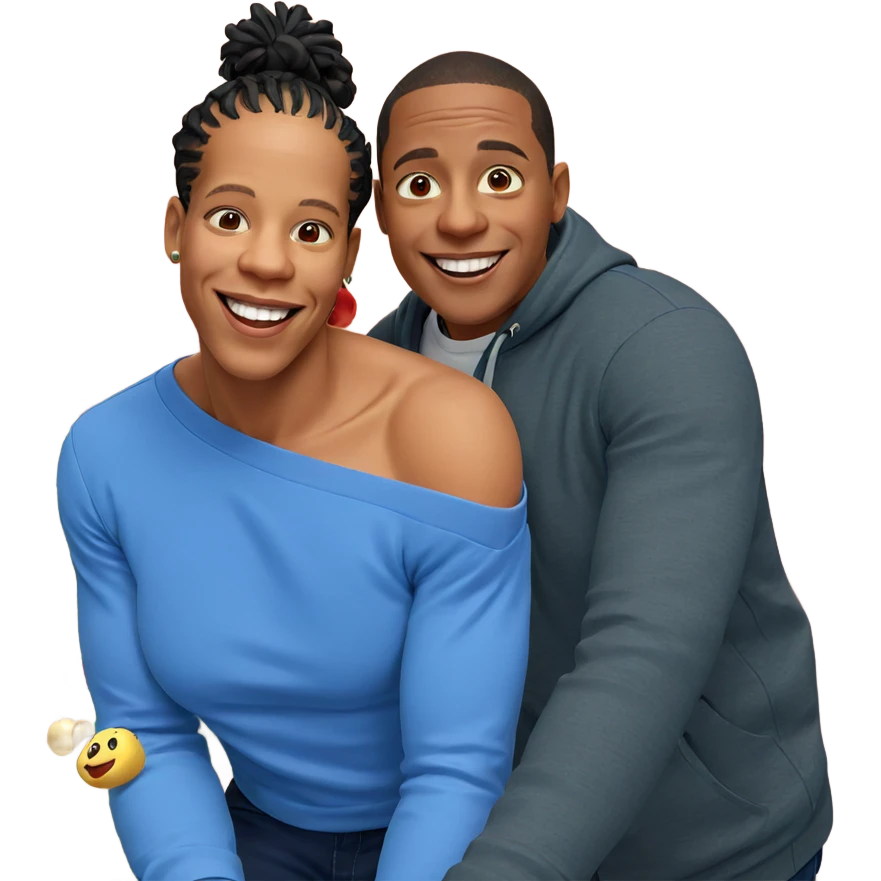 christmas smiles with friends emoji