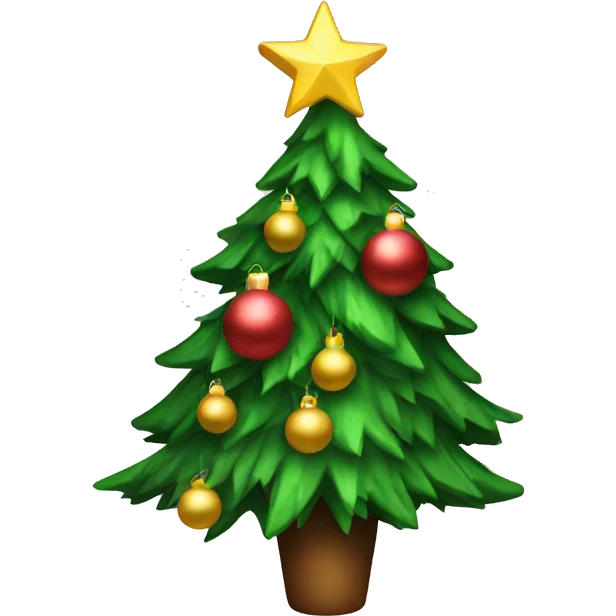 aesthetic christmas tree emoji