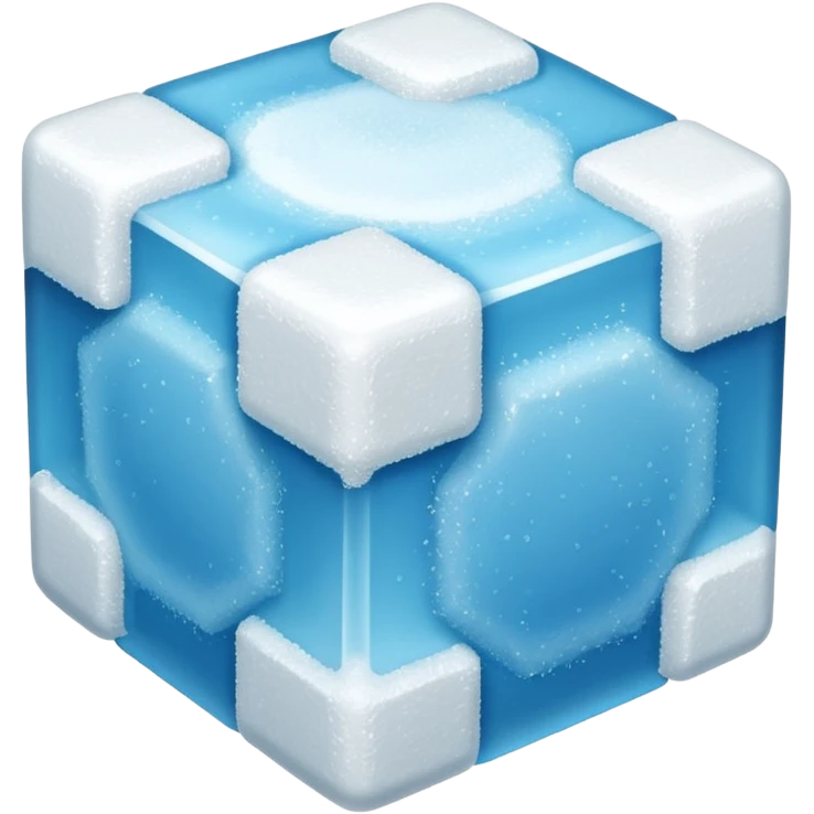 plain white cube of sugar emoji