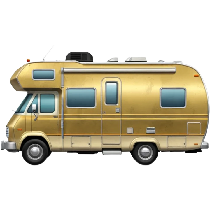  Side shot of 1973 Winnebago motor home C-3PO tarnished from space emoji