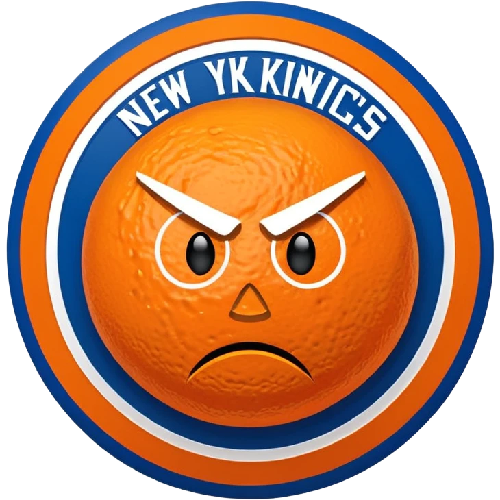 Frown icon new york knicks emoji