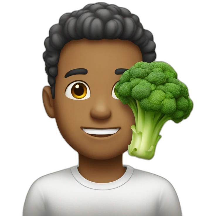 Brocolli boy emoji